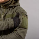 Толстовка з капюшоном "ANTITERROR II" OLIVE (Фліс + Мембрана) - Зображення 8