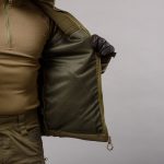 Толстовка з капюшоном "ANTITERROR II" OLIVE (Фліс + Мембрана) - Зображення 11