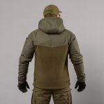 Толстовка з капюшоном "ANTITERROR II" OLIVE (Фліс + Мембрана) - Зображення 3