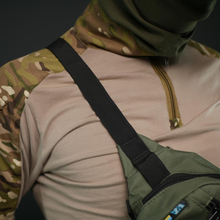 Універсальна сумка-бананка олива - Зображення 9