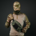 Універсальна сумка-бананка олива - Зображення 6