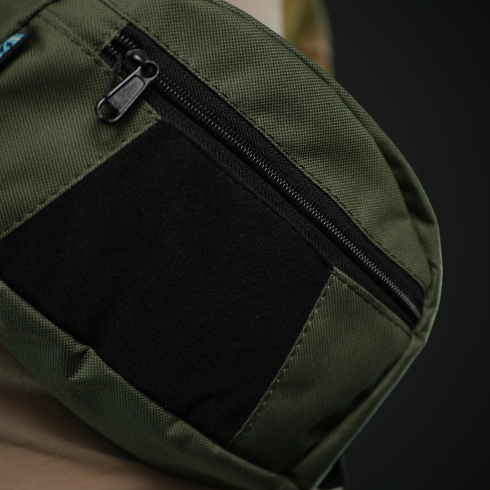 Універсальна сумка-бананка олива - Зображення 10