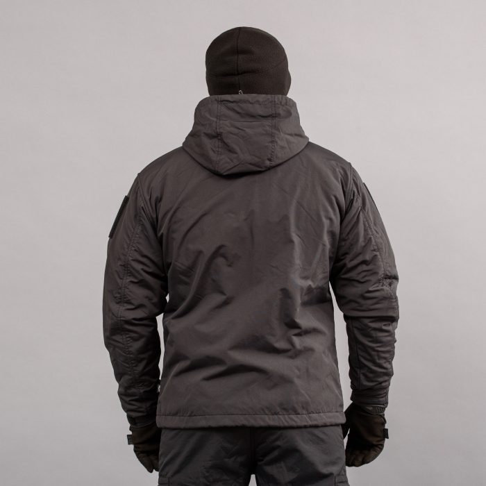 Вітровка "TRAVEL DEFENCE" BLACK (Таслан + Мікрофліс) - Зображення 3