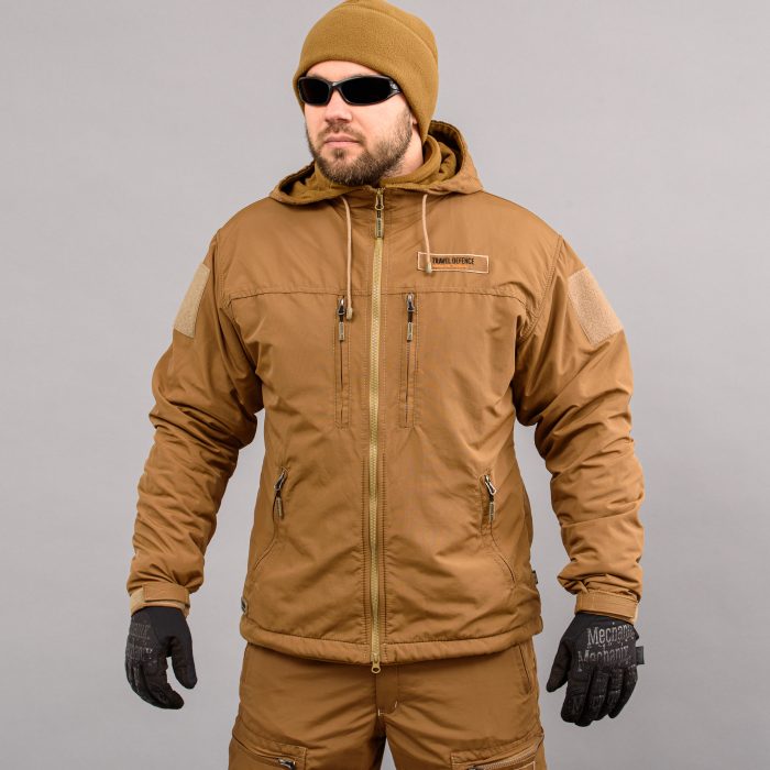 Вітровка "TRAVEL DEFENCE" COYOTE (Таслан + Мікрофліс) - Зображення 1