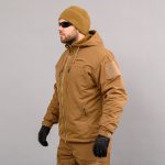 Вітровка "TRAVEL DEFENCE" COYOTE (Таслан + Мікрофліс) - Зображення 2