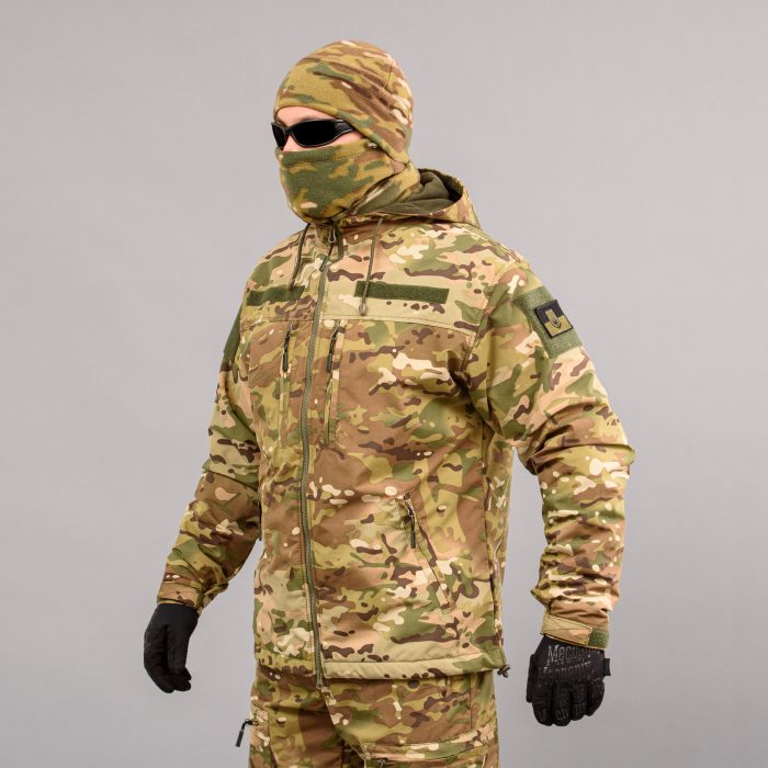 Вітровка "TRAVEL DEFENCE" MULTICAM (Таслан + Мікрофліс) - Зображення 2