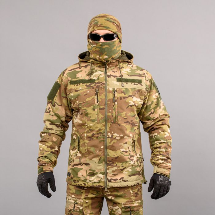 Вітровка "TRAVEL DEFENCE" MULTICAM (Таслан + Мікрофліс) - Зображення 1
