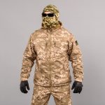 Вітровка "TRAVEL DEFENCE" УКРПІКСЕЛЬ ММ14 (Таслан + Мікрофліс)