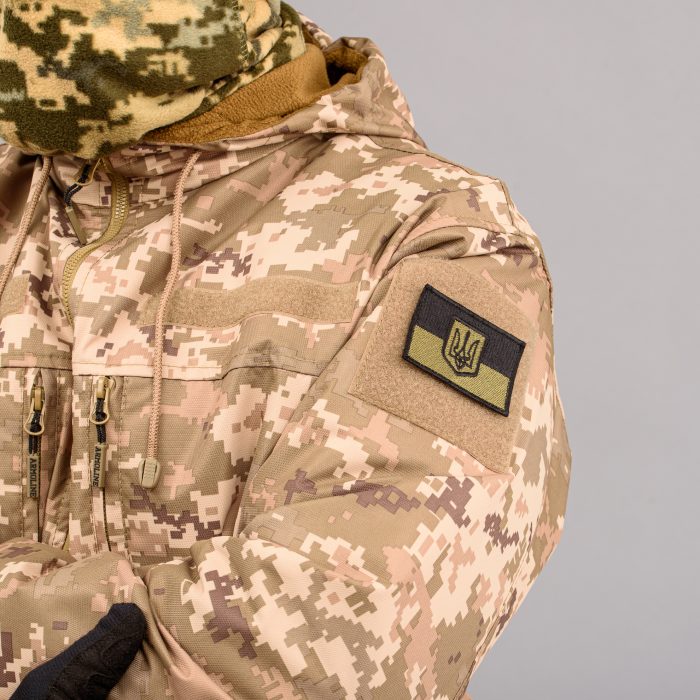 Вітровка "TRAVEL DEFENCE" УКРПІКСЕЛЬ ММ14 (Таслан + Мікрофліс) - Зображення 6