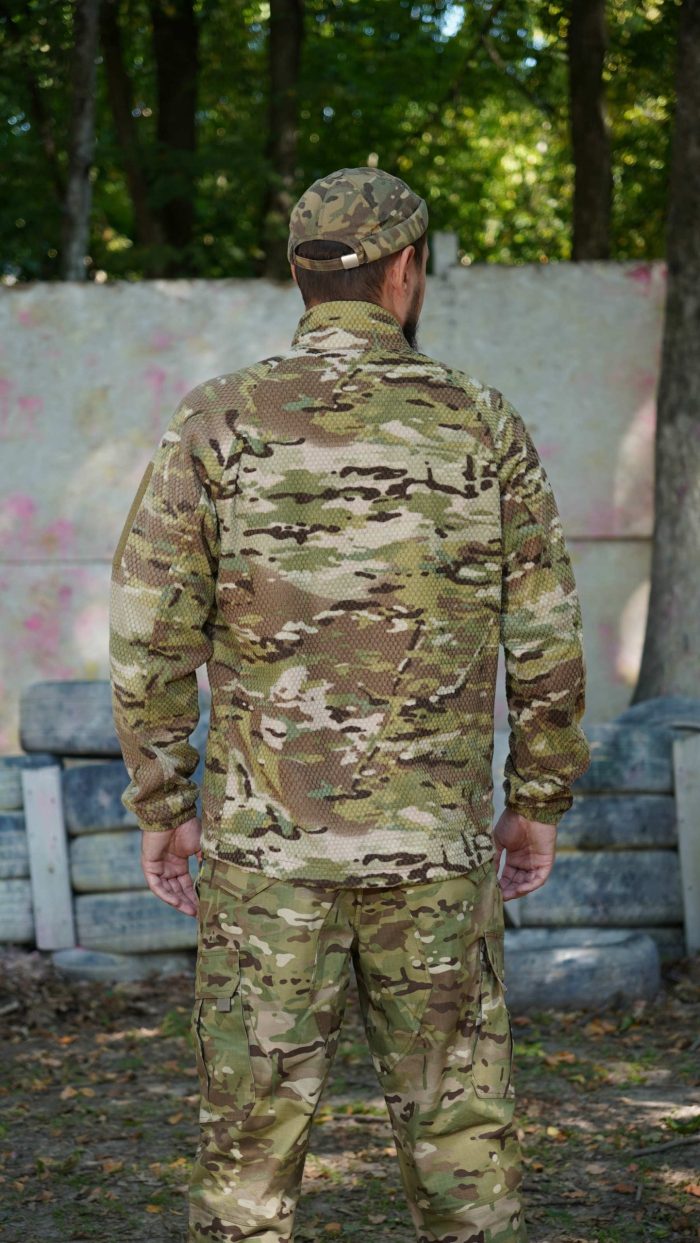 Вітрозахисна флісова кофта Militex mod. 6 — Мультикам - Зображення 8