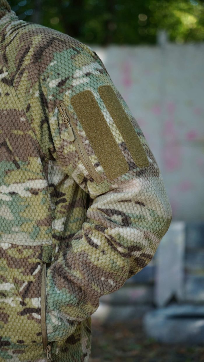 Вітрозахисна флісова кофта Militex mod. 6 — Мультикам - Зображення 7