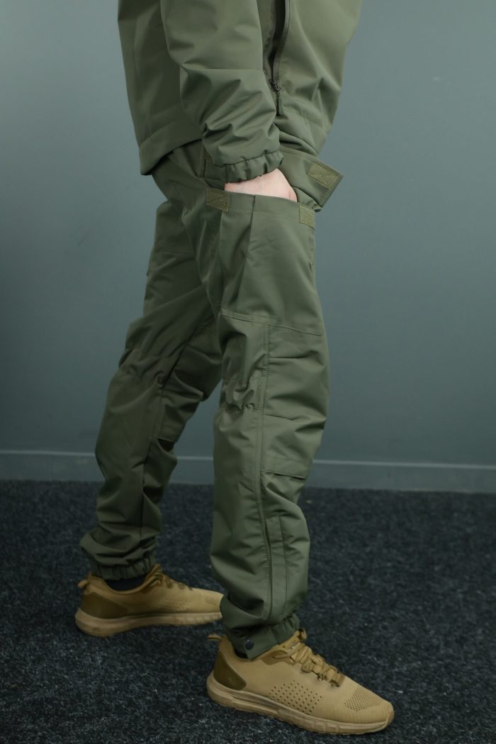 Водостійкі тактичні зимові штани FS RINGO OLIVE - Зображення 9