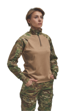 Жіноча бойова сорочка UBACS для бронежилета Мультикам/Койот