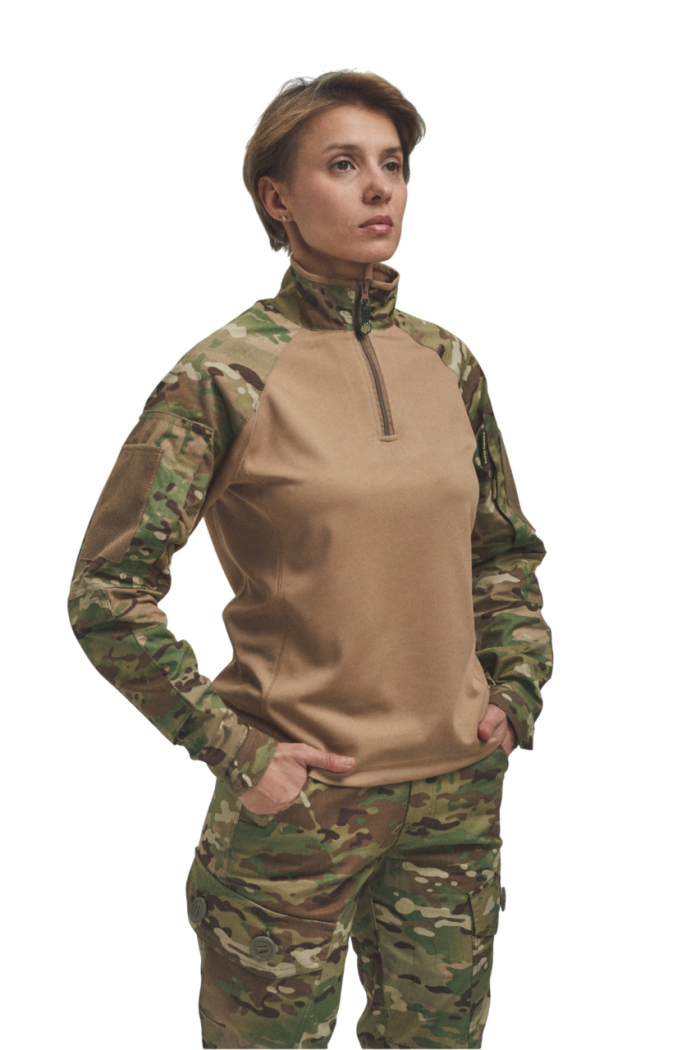 Жіноча бойова сорочка UBACS для бронежилета Мультикам/Койот - Зображення 1