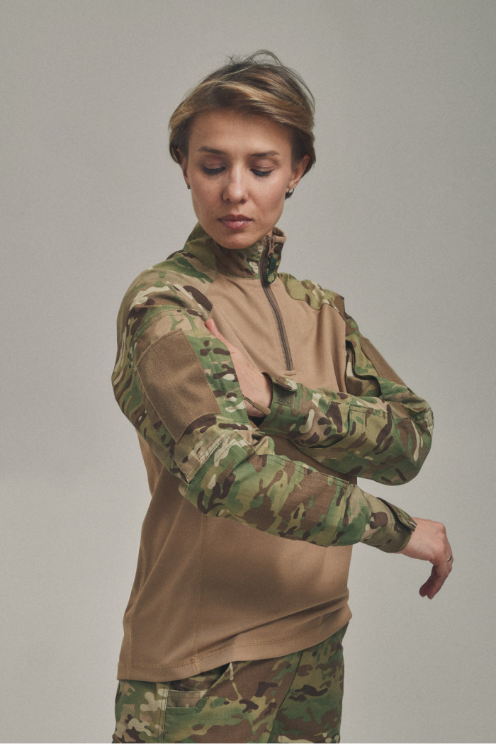 Жіноча бойова сорочка UBACS для бронежилета Мультикам/Койот - Зображення 4