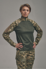 Жіноча бойова сорочка UBACS для бронежилета Піксель/Хакі - Зображення 2