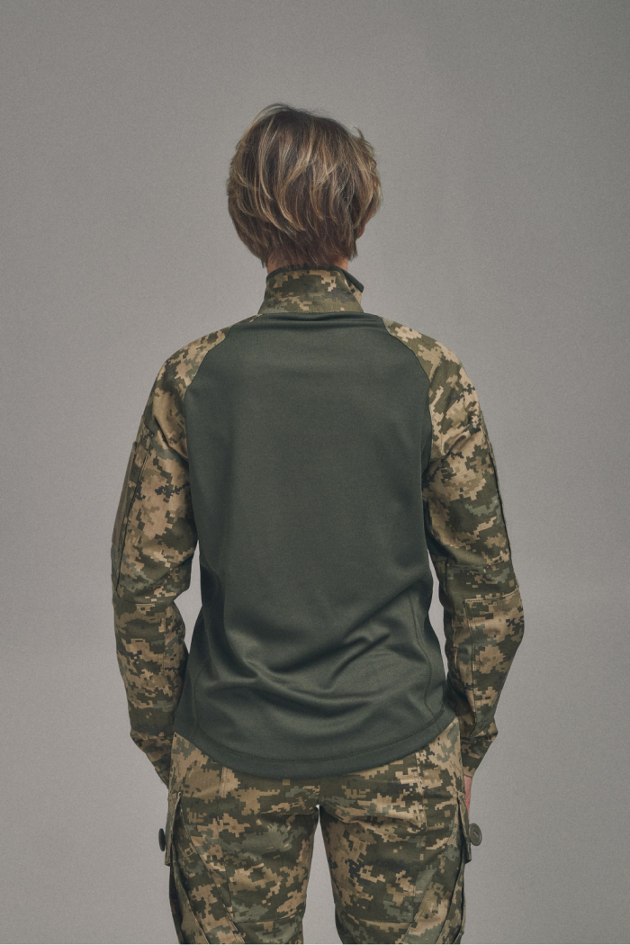 Жіноча бойова сорочка UBACS для бронежилета Піксель/Хакі - Зображення 4