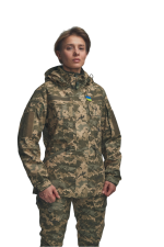 Жіноча тактична куртка FC Combat Fit, піксель