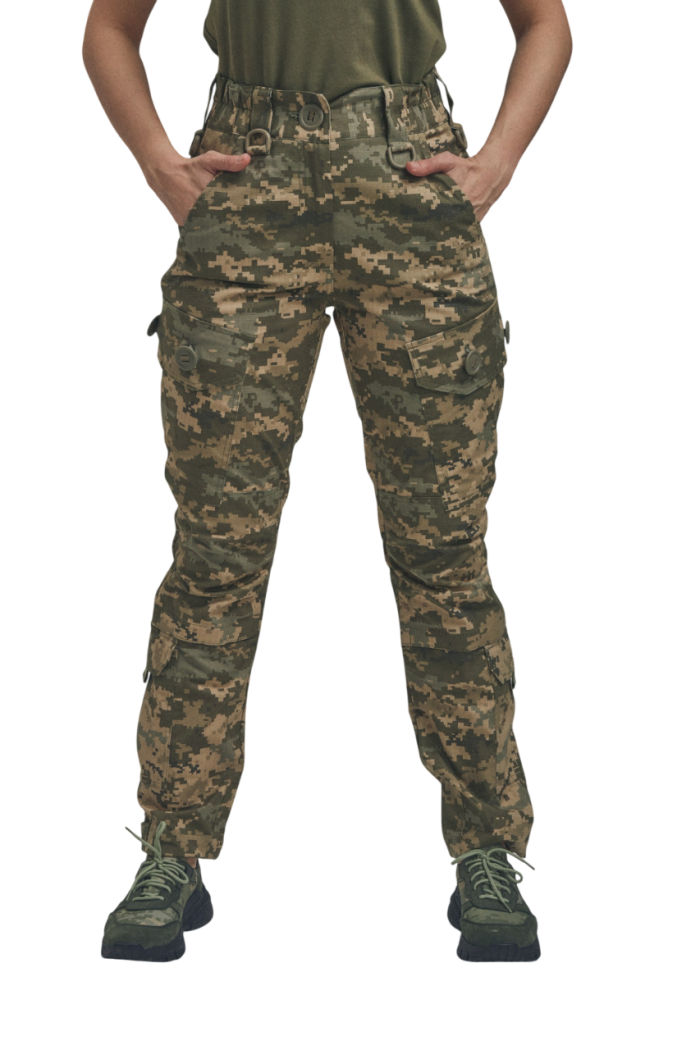 Жіночі польові штани FS з корсетною посадкою, піксель - Зображення 1
