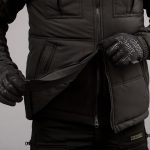 Жилетка утеплена, з капюшоном "ANTITERROR II" BLACK (Мембрана + Синтепон) - Зображення 9