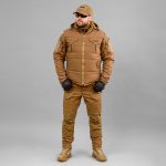 Жилетка утеплена з капюшоном "ANTITERROR II" COYOTE (Мембрана + Синтепон) - Зображення 12