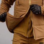 Жилетка утеплена з капюшоном "ANTITERROR II" COYOTE (Мембрана + Синтепон) - Зображення 10