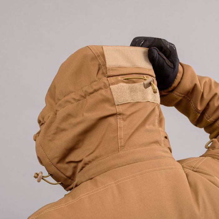Жилетка утеплена з капюшоном "ANTITERROR II" COYOTE (Мембрана + Синтепон) - Зображення 5