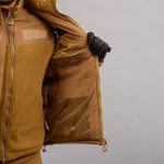 Жилетка утеплена з капюшоном "ANTITERROR II" COYOTE (Мембрана + Синтепон) - Зображення 11