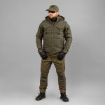 Жилетка утеплена, з капюшоном "ANTITERROR II" OLIVE (Мембрана + Синтепон) - Зображення 12