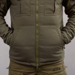 Жилетка утеплена, з капюшоном "ANTITERROR II" OLIVE (Мембрана + Синтепон) - Зображення 9