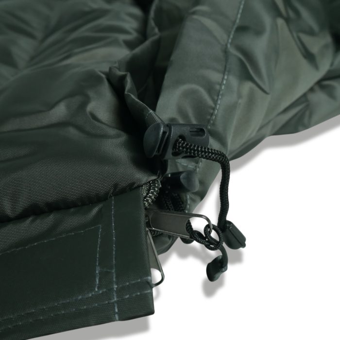 Зимовий спальний мішок Kiborg "Alaska Duspo" -20°C олива (85x210) - Зображення 3