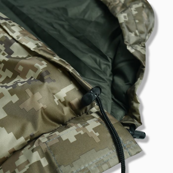 Зимовий спальний мішок Kiborg "Alaska Duspo" -20°C піксель (85x210) - Зображення 7