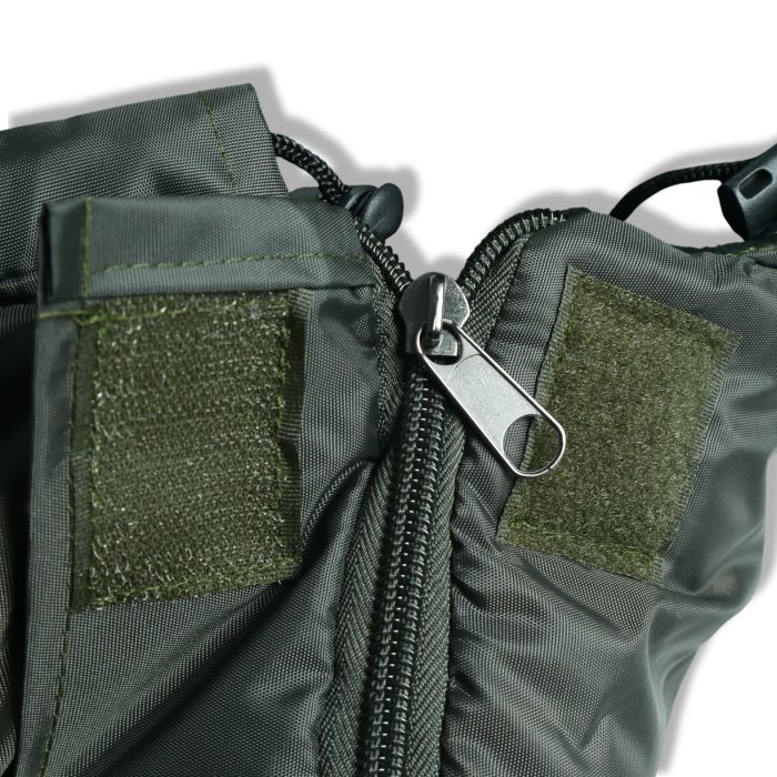 Зимовий спальний мішок Kiborg "Alfa Fleece" -20°C олива (85x210) - Зображення 6