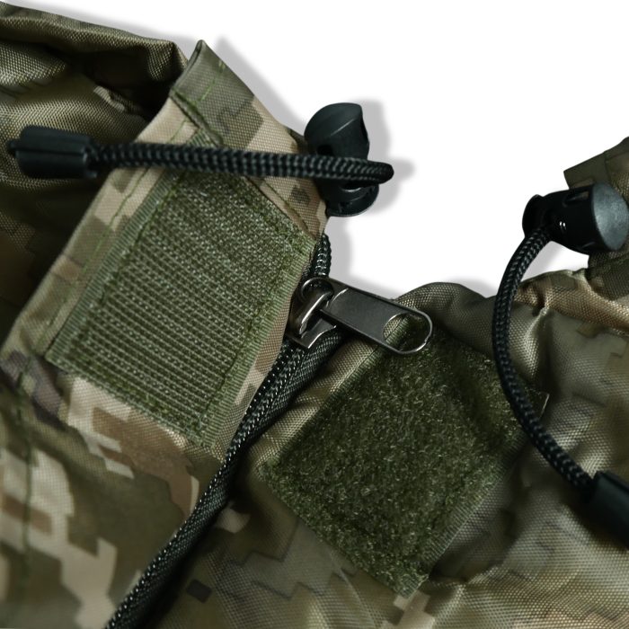 Зимовий спальний мішок Kiborg "Alfa Fleece" -20°C піксель (85x210) - Зображення 6