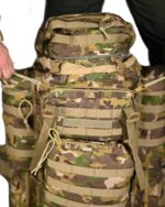 Рюкзак тактичний 100+10 л. із зносостійкого, водонепроникного матеріалу МУЛЬТИКАМ - Зображення 8