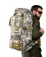 Рюкзак тактичний 70 л. із зносостійкого, водонепроникного матеріалу ПІКСЕЛЬ - Зображення 2