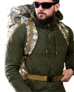 Рюкзак тактичний 70 л. із зносостійкого, водонепроникного матеріалу ПІКСЕЛЬ - Зображення 3