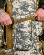 Рюкзак тактичний 70 л. із зносостійкого, водонепроникного матеріалу ПІКСЕЛЬ - Зображення 5