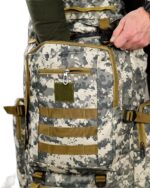 Рюкзак тактичний 70 л. із зносостійкого, водонепроникного матеріалу ПІКСЕЛЬ - Зображення 6