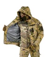 Зимовий тактичний костюм Softshell 5в1 Softshell + Omni-Heat Мультикам - Зображення 7