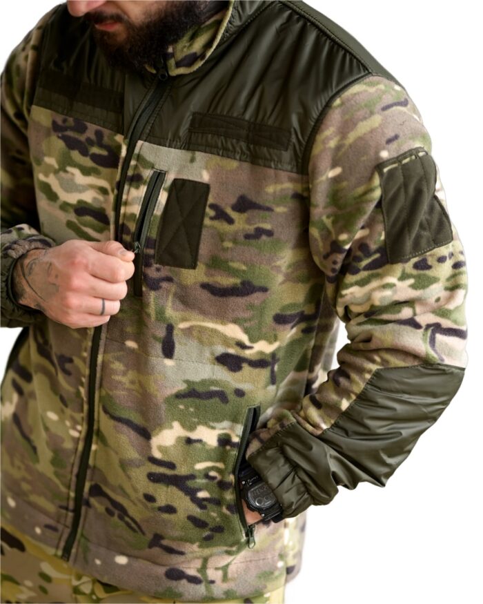 Зимовий тактичний костюм Softshell 5в1 Softshell + Omni-Heat Мультикам - Зображення 8
