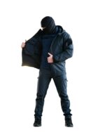 Утеплений тактичний костюм Softshell 5в1 Softshell + Fleece Set Синій