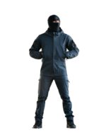 Утеплений тактичний костюм Softshell 5в1 Softshell + Fleece Set Синій - Зображення 3