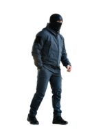 Утеплений тактичний костюм Softshell 5в1 Softshell + Fleece Set Синій - Зображення 4