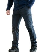 Утеплений тактичний костюм Softshell 5в1 Softshell + Fleece Set Синій - Зображення 8