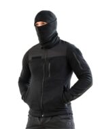 Утеплений тактичний костюм Softshell 5в1 Softshell + Fleece Set Чорний - Зображення 8