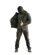 Утеплений тактичний костюм Softshell 5в1 Softshell + Fleece Set Оливковий