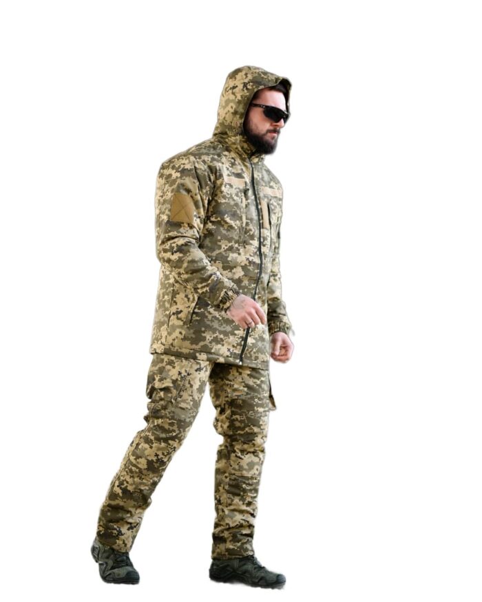 Зимовий тактичний костюм Northern Піксель (Primaloft, Omni-Heat) - Зображення 3