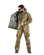 Зимовий тактичний костюм Northern Піксель (Primaloft, Omni-Heat)