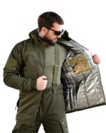 Зимовий тактичний костюм Northern Олива (Primaloft, Omni-Heat) - Зображення 5